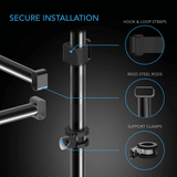 AC Infinity Grow Tent Mounting Bars, for Indoor Grow Spaces, 5x5'
