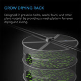 AC Infinity Hanging Herb Drying Rack 24 in. Diameter Four Tiers