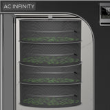 AC Infinity Hanging Herb Drying Rack 24 in. Diameter Four Tiers