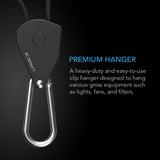 AC Infinity Heavy-Duty Adjustable Rope Clip Hanger Six Pairs