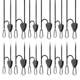 AC Infinity Heavy-Duty Adjustable Rope Clip Hanger, Six Pairs