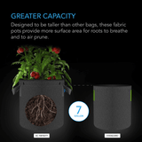 AC Infinity Heavy Duty Fabric Pots,  7 Gallon, 5-Pack
