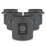 AC Infinity Heavy Duty Fabric Pots,  7 Gallon, 5-Pack