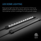 AC Infinity Humidity Dome Germination Kit w/ Seedling Mat & LED Light