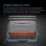 AC Infinity Humidity Dome Germination Kit w/ Seedling Mat & LED Light