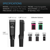 AC Infinity Hydroponic Meter PRO Kit All-in-One pH Pen Interchangeable