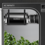 AC Infinity Inline Duct Fan Silencer 4-Inch