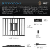 AC Infinity IONFRAME EVO10 1000W Samsung LM301H EVO Commercial LED