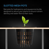 AC Infinity Mesh Net Cups Slotted Pots w/ Wide Lips 4-Inch 25-Pack
