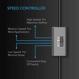 AC Infinity MULTIFAN S2, Quiet USB Cooling Blower, 120mm