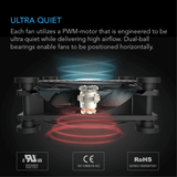 AC Infinity MULTIFAN S5, Quiet USB Cooling Fan, Dual 80mm