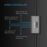 AC Infinity MULTIFAN S7-P Quiet AC-Powered Cooling Fan Dual 120mm
