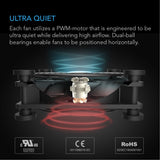 AC Infinity MULTIFAN S7-P Quiet AC-Powered Cooling Fan Dual 120mm