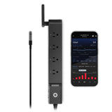 AC Infinity OUTLET AI Environment Controller, Smart WiFi Outlets, Dual-Zone Temperature Humidity, AI Targeting, Dynamic ON/OFF Programming, Expandable Sensors, Individual Control 4-Plugs, 1800W