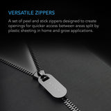 AC Infinity Peel & Stick Zipper 7 ft. x 3 in. Double Sided 1-Pack