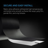 AC Infinity Peel & Stick Zipper 7 ft. x 3 in. Double Sided 1-Pack