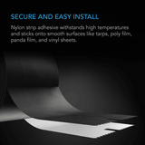 AC Infinity Peel and Stick Zipper, 7 ft. x 3 in. Double Sided, 1-Pack