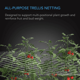 AC Infinity Polyester Plant Trellis Netting, 5x15'