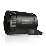AC Infinity RAXIAL S6 Inline Booster Duct Fan w/ Speed Controller