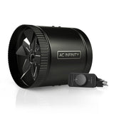 AC Infinity RAXIAL S8 Inline Booster Duct Fan w/ Speed Controller