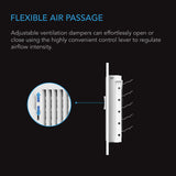 AC Infinity Register Ventilation Grille 4" x 10" White