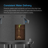 AC Infinity Self-Watering Fabric Pot Base 4-Pack