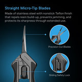 AC Infinity Stainless Steel Curved Pruning Shear Ergonomic Lightweight