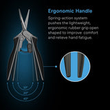 AC Infinity Stainless Steel Curved Pruning Shear Ergonomic Lightweight