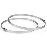 AC Infinity Stainless Steel Duct Clamps 10-Inch Two Pack