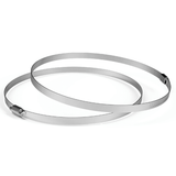 AC Infinity Stainless Steel Duct Clamps, 10-Inch, Two Pack