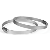 AC Infinity Stainless Steel Duct Clamps, 4-Inch, Two Pack