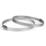 AC Infinity Stainless Steel Duct Clamps, 6-Inch, Two Pack