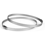 AC Infinity Stainless Steel Duct Clamps 8-Inch Two Pack