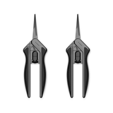 AC Infinity Stainless Steel Pruning Shear, Ergonomic Lightweight, 6.6" Straight Blades, 2-Pack