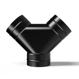 AC Infinity Steel 3-Way Duct Splitter 4-Inch