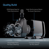 AC Infinity Submersible Water Pump 5-Feet Lift Height 211 GPH (800