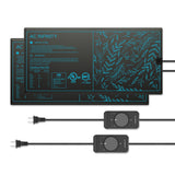 AC Infinity SUNCORE A3X2 Dual Seedling Heat Mats w/ Heat Controller