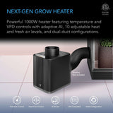 AC Infinity THERMOFORGE T7 Plant Heater 1000W w/ AI-Powered VPD Temp
