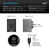 AC Infinity UIS Control Plug for Outlet-Powered Equipment