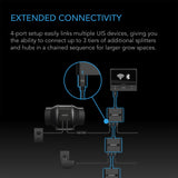 AC Infinity UIS Splitter Hub 4-Port Adapter Dongle Shared Programming