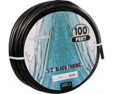 Active Aqua 3/16" ID Black Tubing 100'