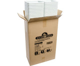 Active Aqua 7" x 7" Square White Pot 9" Tall case of 50