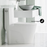 Swiss Madison St. Tropez One-Piece Elongated Toilet Side Flush 1.28 gpf (6 - Pack)