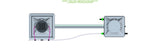ALIEN Hydroponics AERO 1 Pot 30L Remote Header Kit
