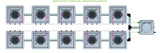 ALIEN Hydroponics AERO 10 Pot 2 Row 30L Remote Header Kit