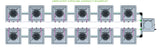 ALIEN Hydroponics AERO 12 Pot 2 Row 30L Compact Header Kit