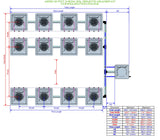 ALIEN Hydroponics AERO 12 Pot 3 Row 30L Remote Header Kit