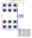 ALIEN Hydroponics AERO 12 Pot 4 Row 15L Remote Header Kit