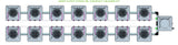 ALIEN Hydroponics AERO 14 Pot 2 Row 15L Compact Header Kit