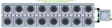 ALIEN Hydroponics AERO 16 Pot 2 Row 15L Compact Header Kit
